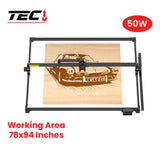 50W Laser Engraving Machine Air Assist Wood Printer Laser Engraver Machine For Metal CNC -78X94 Inches
